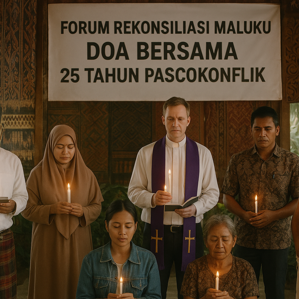 Forum Rekonsiliasi Maluku Gelar Doa Bersama Lintas Agama, Peringati 25 Tahun Konflik