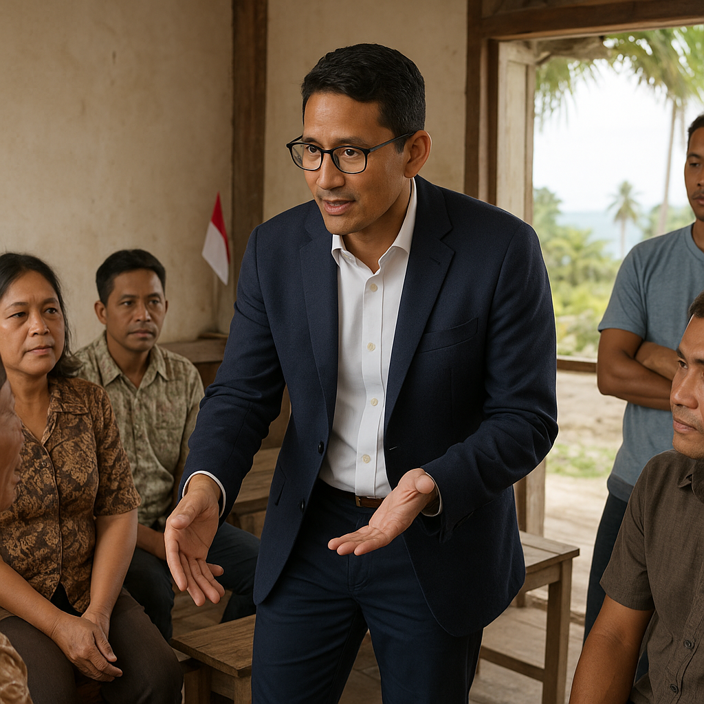 Sandiaga Uno Buka Dialog dengan Eks Pendukung Penolakan Ibu Kota Baru di Penajam
