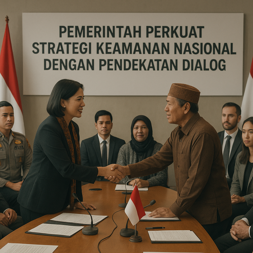 Pemerintah Perkuat Strategi Keamanan Nasional dengan Pendekatan Dialog