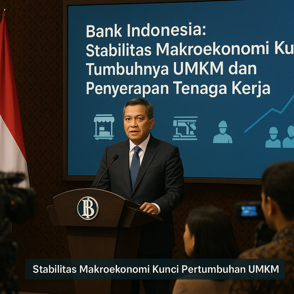 Bank Indonesia: Stabilitas Makroekonomi Kunci Tumbuhnya UMKM dan Penyerapan Tenaga Kerja