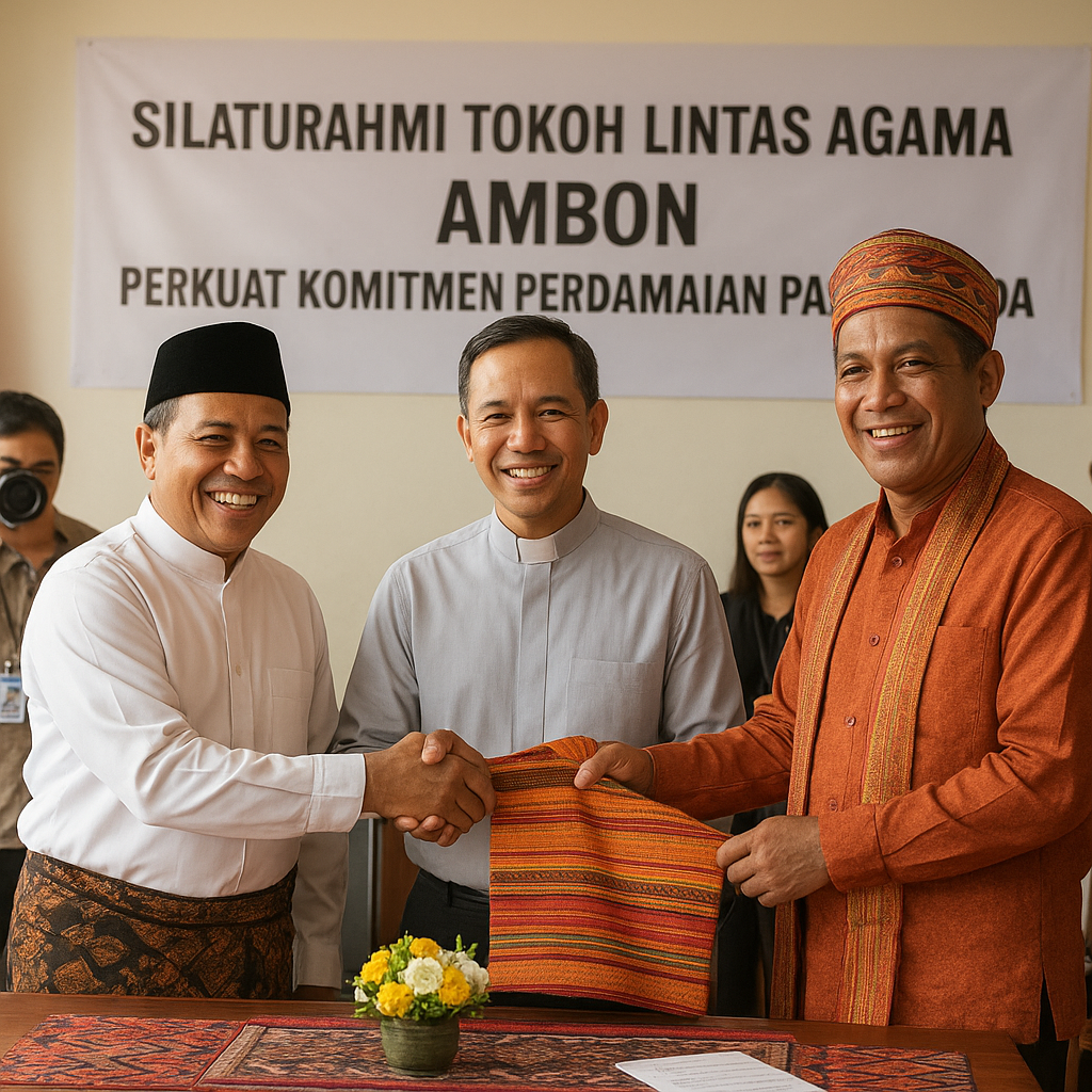 Tokoh Lintas Agama di Ambon Gelar Silaturahmi, Perkuat Komitmen Perdamaian Pasca-Pilkada