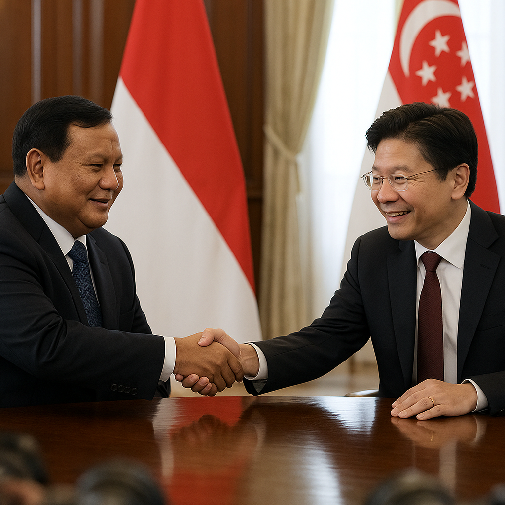 Prabowo: Jika Ada Salah Paham, Indonesia dan Singapura Akan Menyelesaikannya sebagai Sahabat
