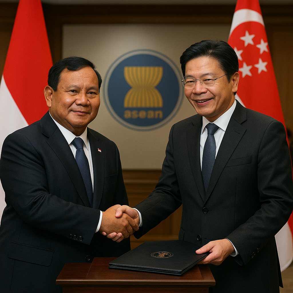 Bahas Isu Global Bersama PM Singapura, Prabowo Tegaskan ASEAN Utamakan Diplomasi