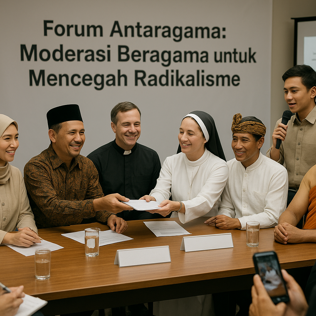 Forum Antaragama Bahas Peran Moderasi Beragama dalam Mencegah Radikalisme