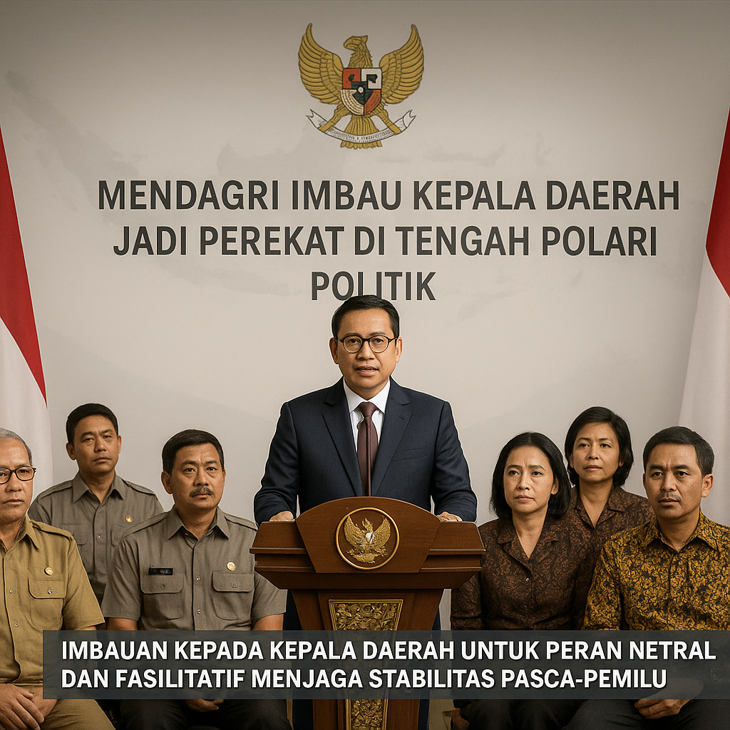 Mendagri Imbau Kepala Daerah Jadi Perekat di Tengah Polarisasi Politik