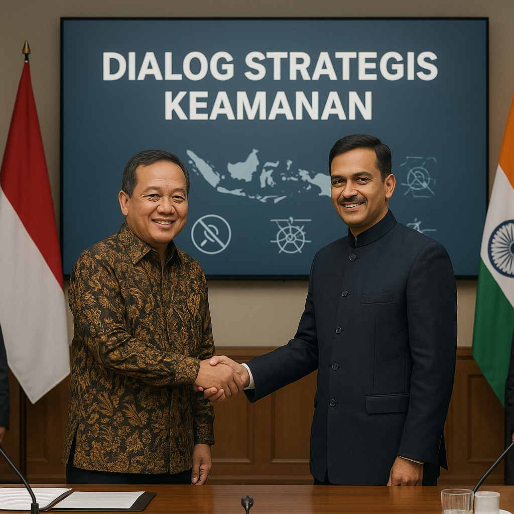 Indonesia dan India Perkuat Kerja Sama Keamanan hingga Perangi Terorisme