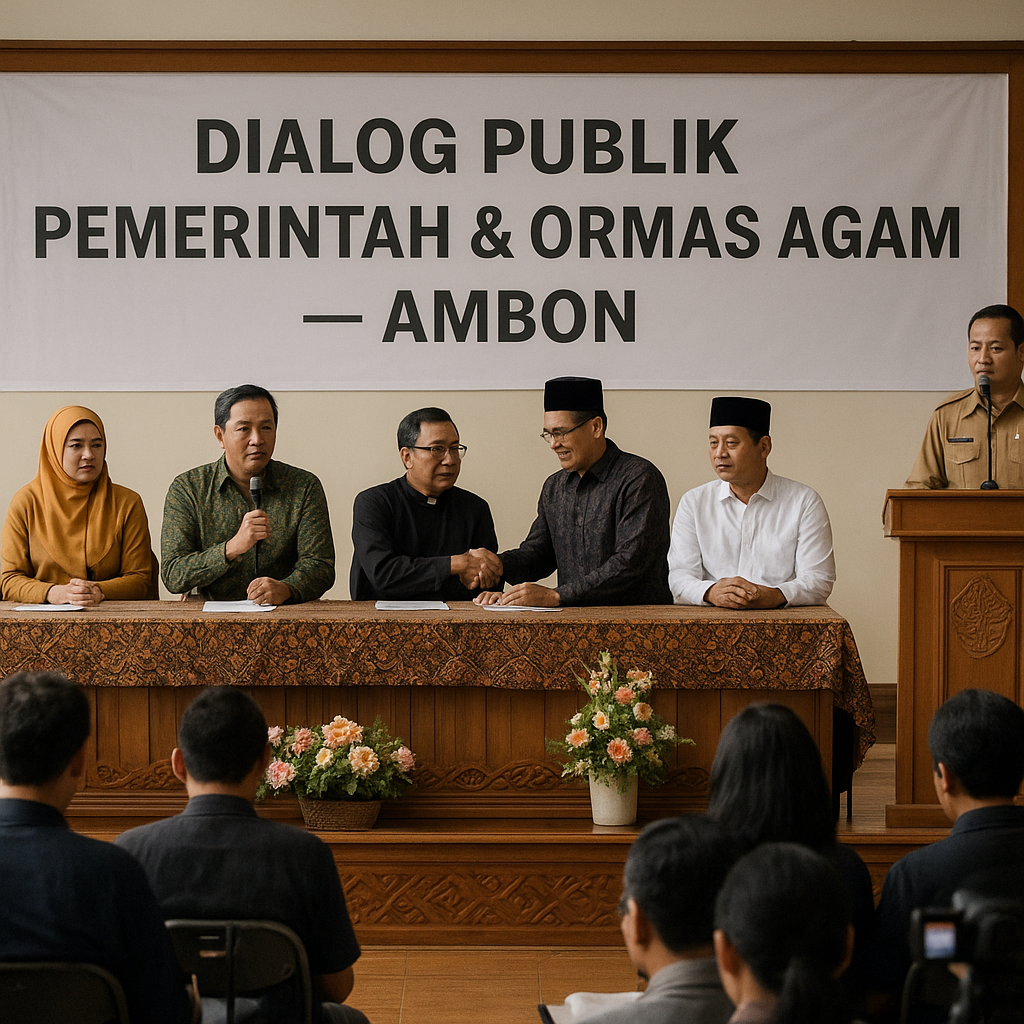 Pemerintah Gandeng Ormas Agama Gelar Dialog Publik di Ambon