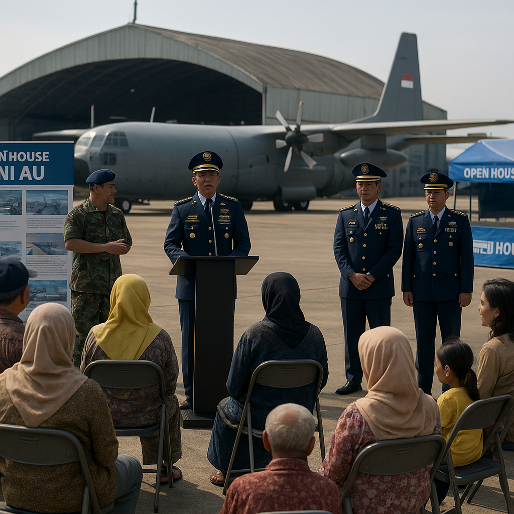 TNI AU Buka Open House dan Dialog dengan Warga sekitar Pangkalan