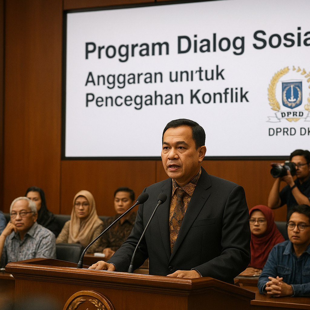 Ketua DPRD DKI Tekankan Pentingnya Anggaran untuk Program Dialog Sosial