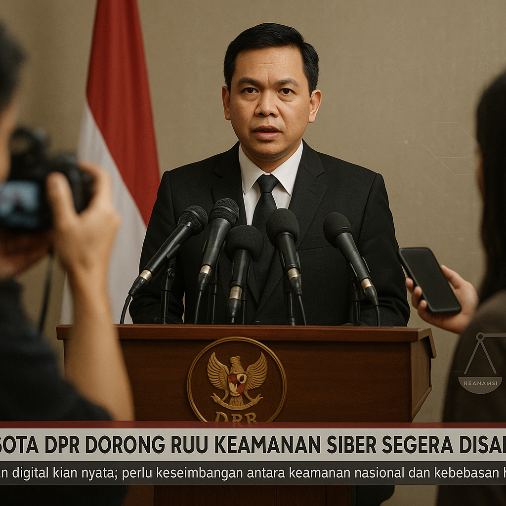 Anggota DPR Dorong RUU Keamanan Siber Segera Disahkan, Sebut Ancaman Kian Nyata