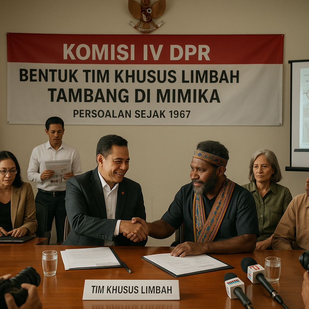 Alasan Komisi IV DPR Bentuk Tim Khusus Limbah Tambang di Mimika, Jadi Persoalan sejak 1967