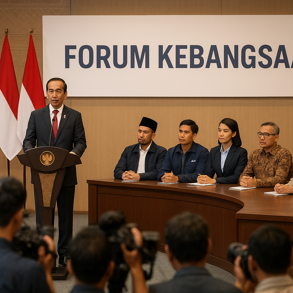 Presiden Tetapkan Agenda 'Forum Kebangsaan' untuk Dialog 5 Pilar Sosial