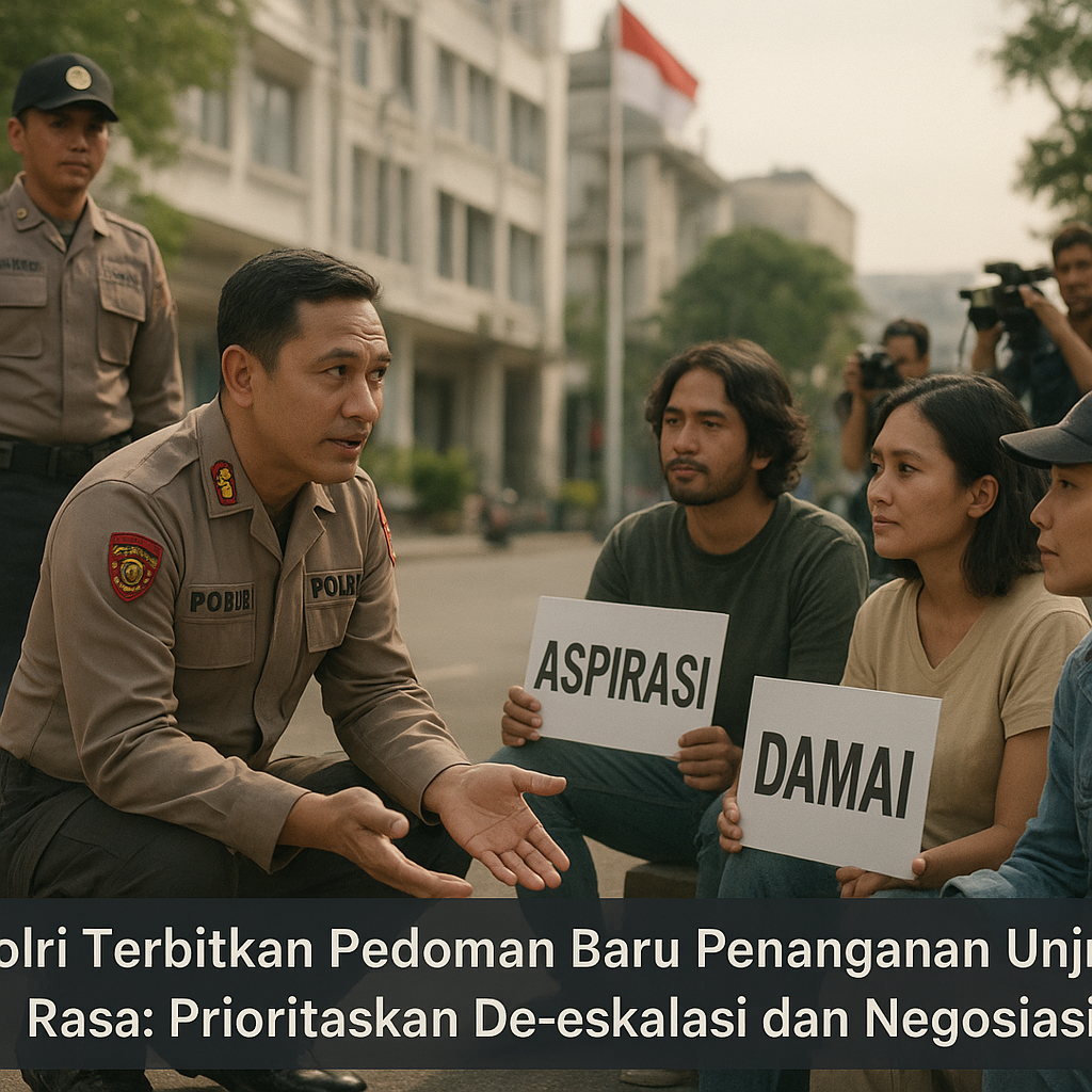 Polri Terbitkan Pedoman Baru Penanganan Unjuk Rasa: Prioritaskan De-eskalasi dan Negosiasi