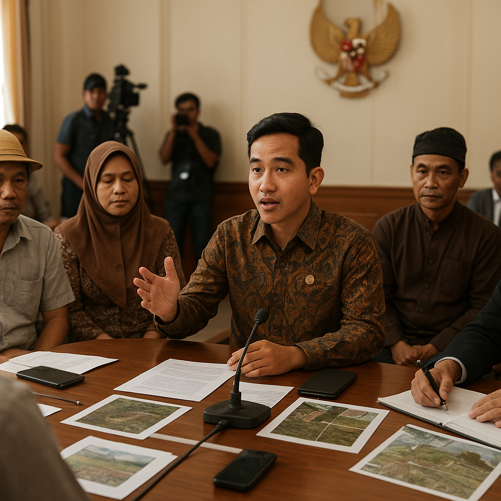 Wapres Gibran Tekankan Pentingnya Dialog Sosial dalam Penyelesaian Konflik Agraria