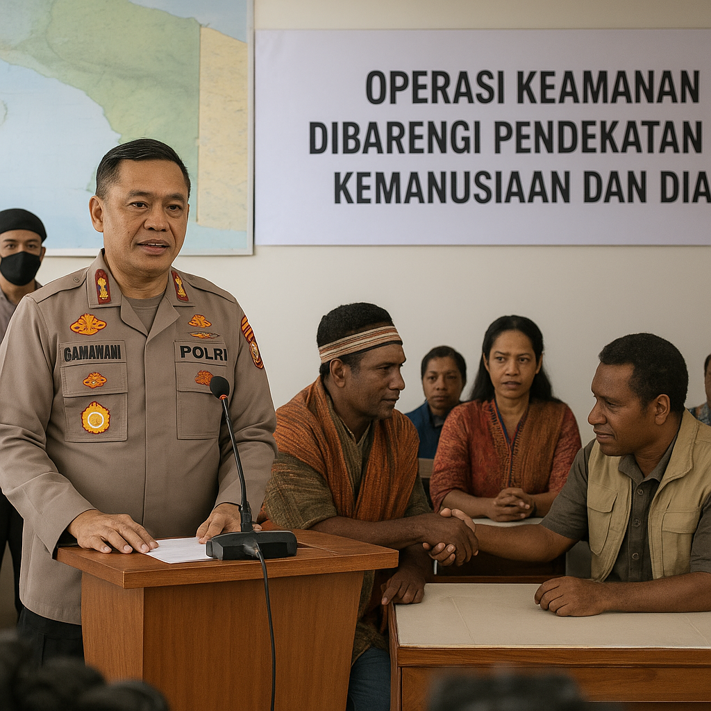 Kapolda Papua: Operasi Keamanan Terukur Dibarengi Pendekatan Kemanusiaan dan Dialog