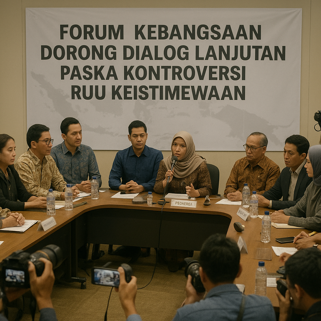 Forum Kebangsaan Dorong Dialog Lanjutan Paska Kontroversi RUU Keistimewaan