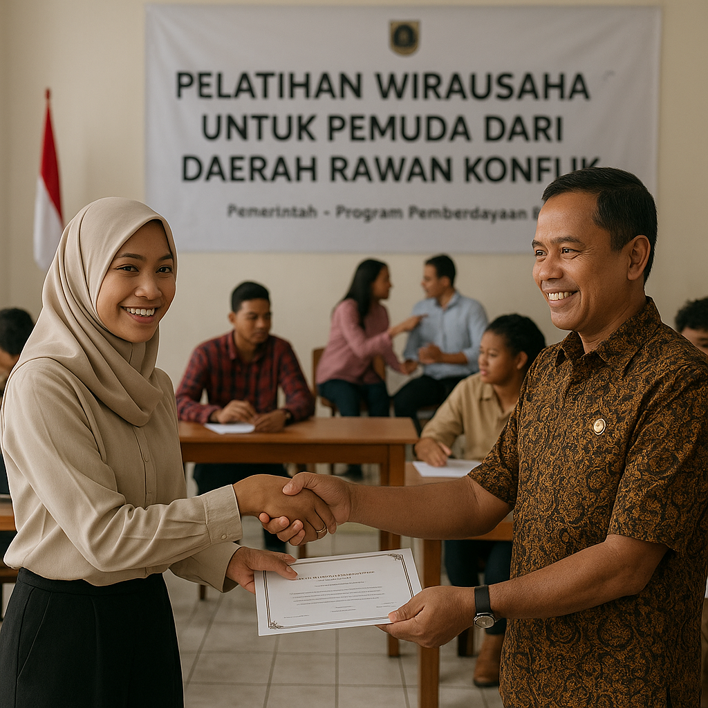 Pemerintah Gelar Pelatihan Wirausaha untuk Pemuda dari Daerah Rawan Konflik