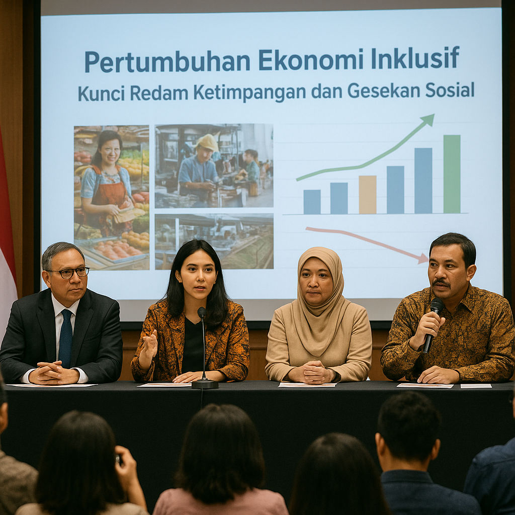 Analis: Pertumbuhan Ekonomi Inklusif Kunci Redam Ketimpangan dan Gesekan Sosial