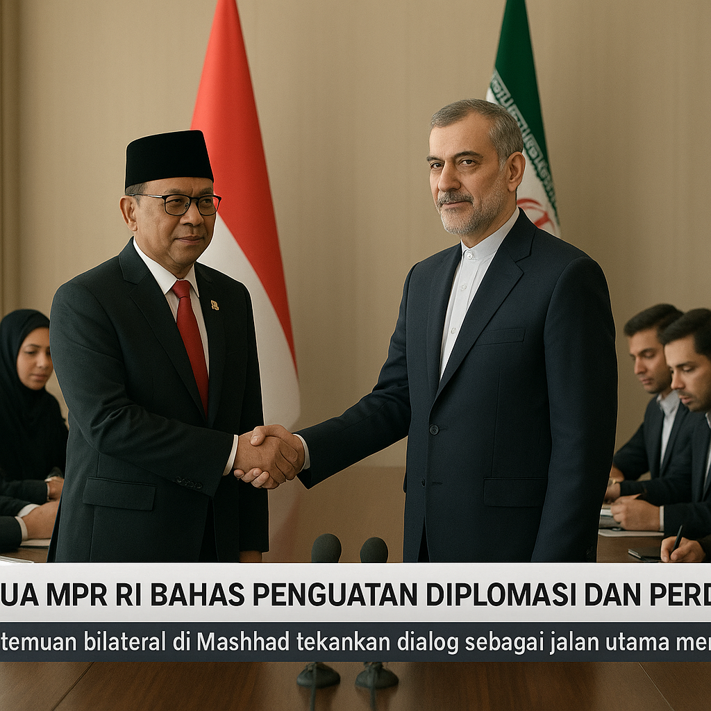 Ketua MPR RI Bahas Penguatan Diplomasi dan Perdamaian dalam Pertemuan dengan Pimpinan Iran