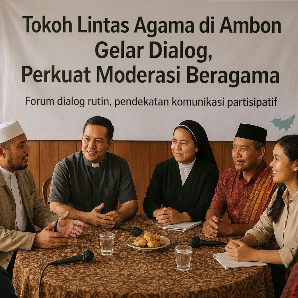 Tokoh Lintas Agama di Ambon Gelar Dialog, Perkuat Moderasi Beragama