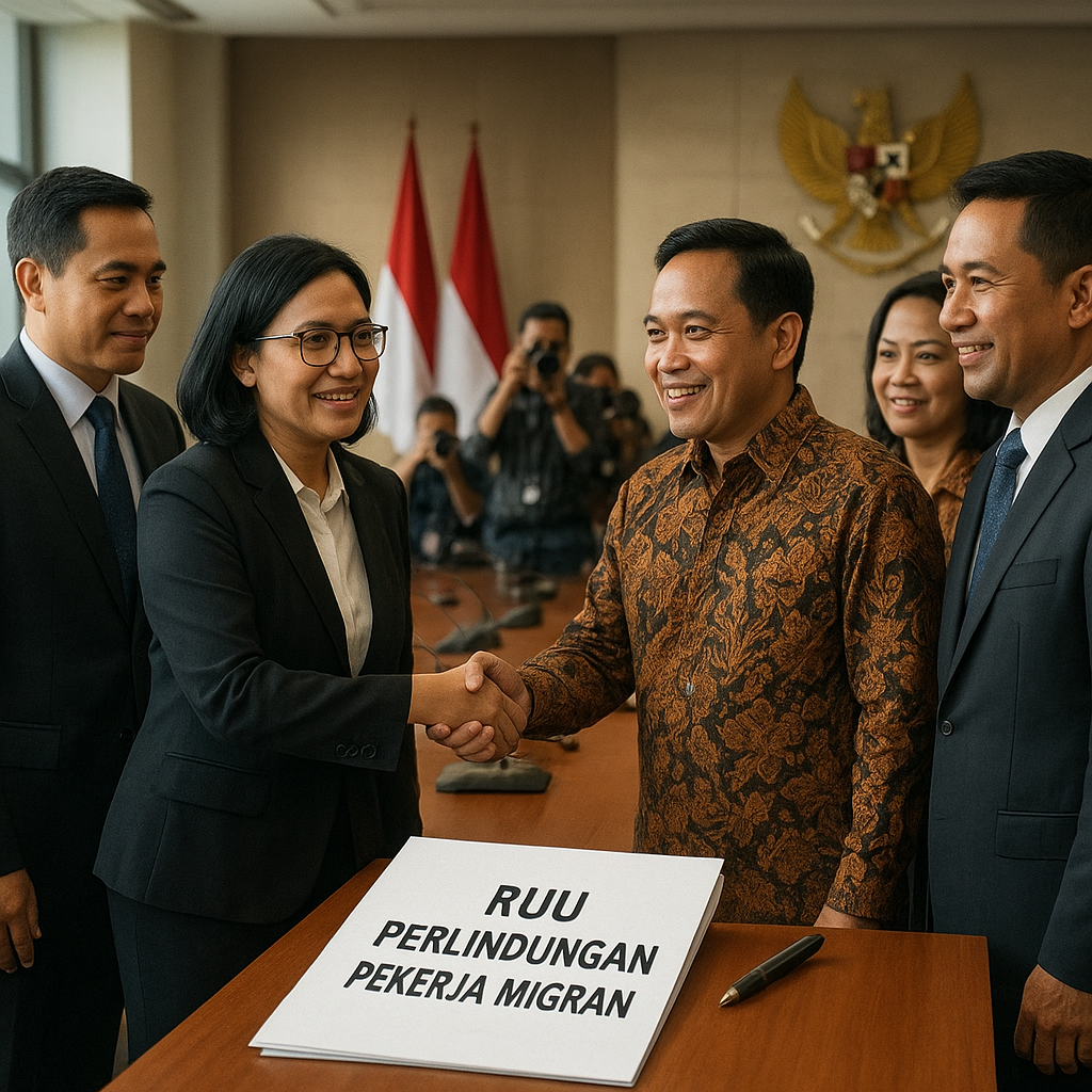 Pemerintah dan DPR Sepakat Percepat Pembahasan RUU Perlindungan Pekerja Migran