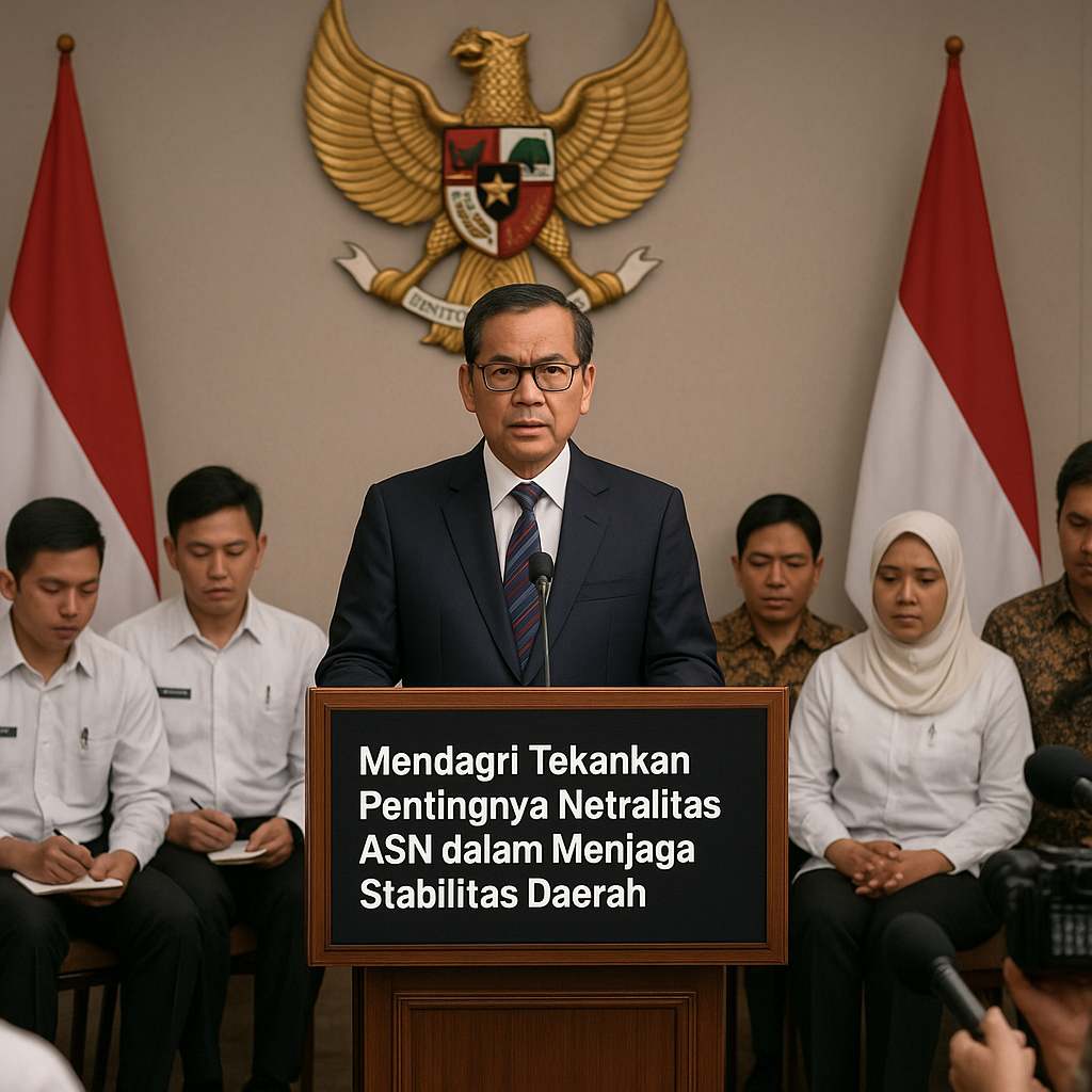 Mendagri Tekankan Pentingnya Netralitas ASN dalam Menjaga Stabilitas Daerah
