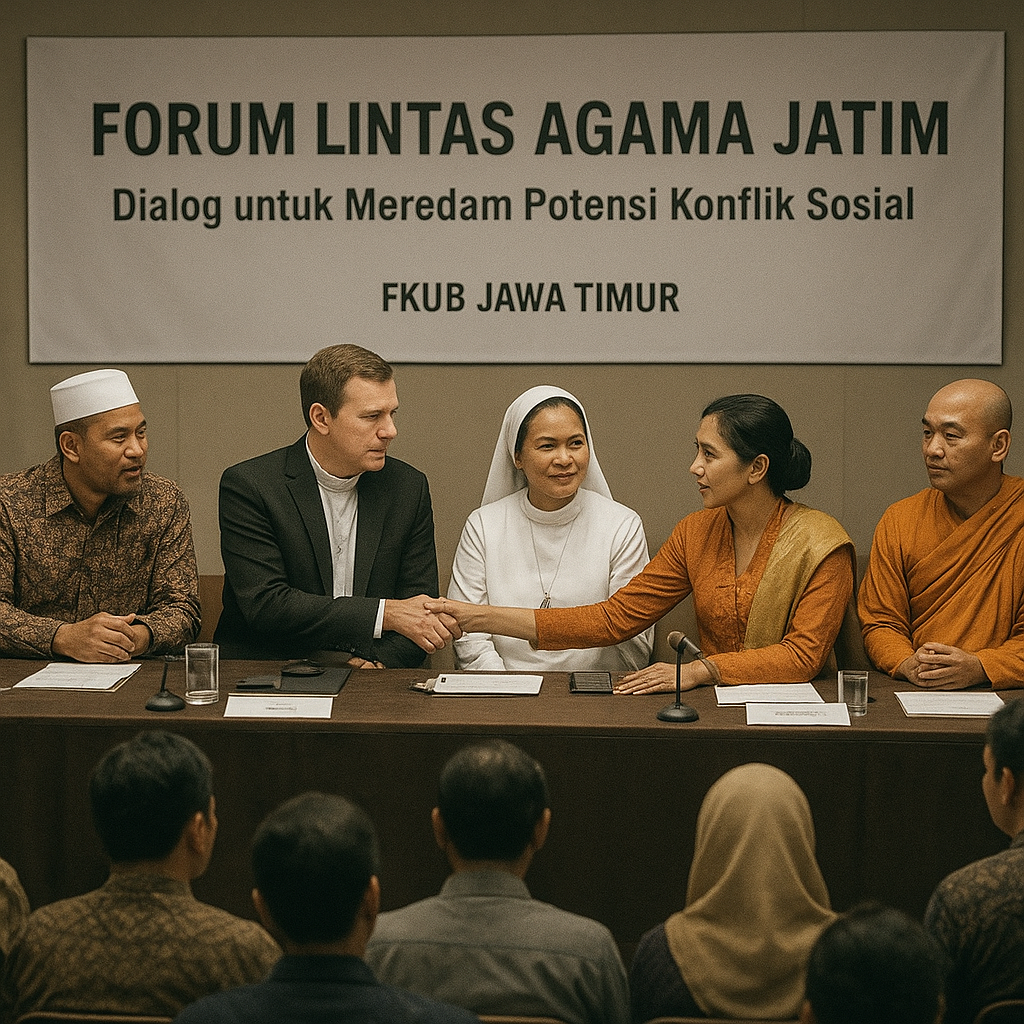 Forum Lintas Agama Jatim Gelar Dialog untuk Meredam Potensi Konflik Sosial