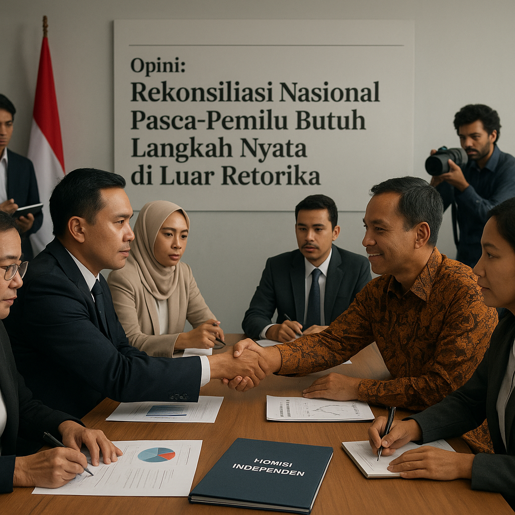 Opini: Rekonsiliasi Nasional Pasca-Pemilu Butuh Langkah Nyata di Luar Retorika