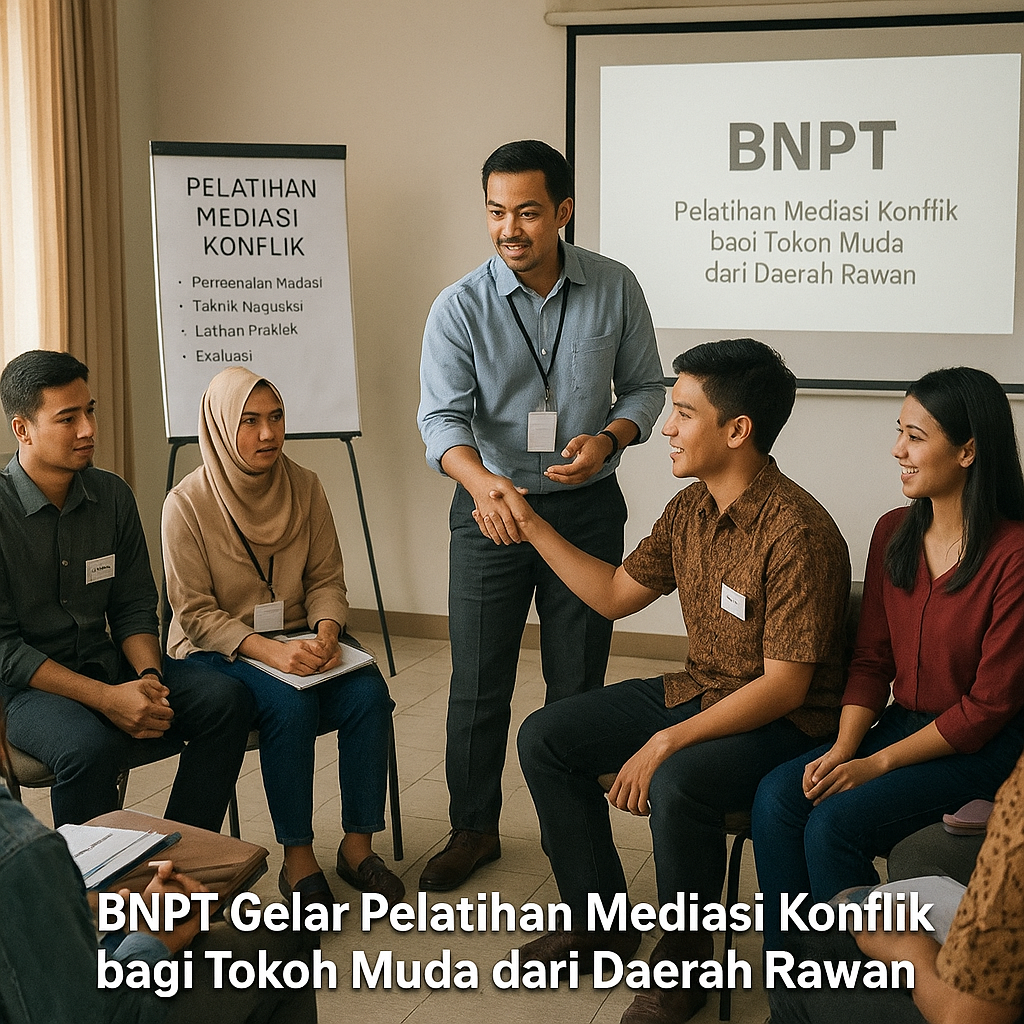 BNPT Gelar Pelatihan Mediasi Konflik bagi Tokoh Muda dari Daerah Rawan