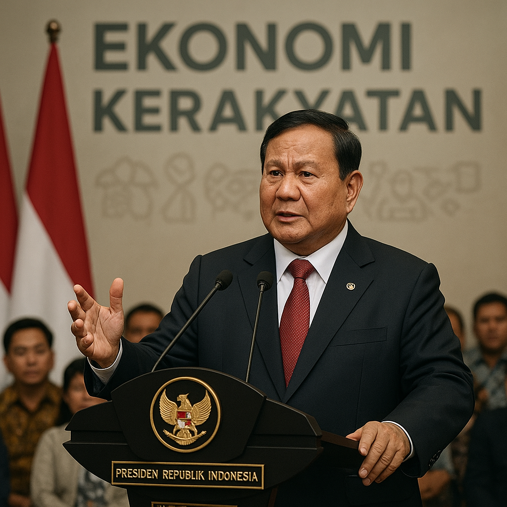 Prabowo: Ekonomi Kerakyatan Harus Kembali Jadi Arah Pembangunan
