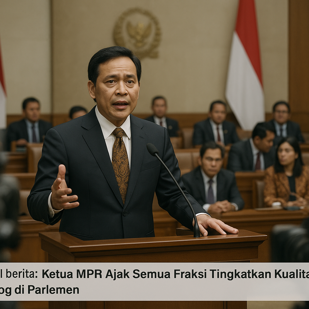 Ketua MPR Ajak Semua Fraksi Tingkatkan Kualitas Dialog di Parlemen
