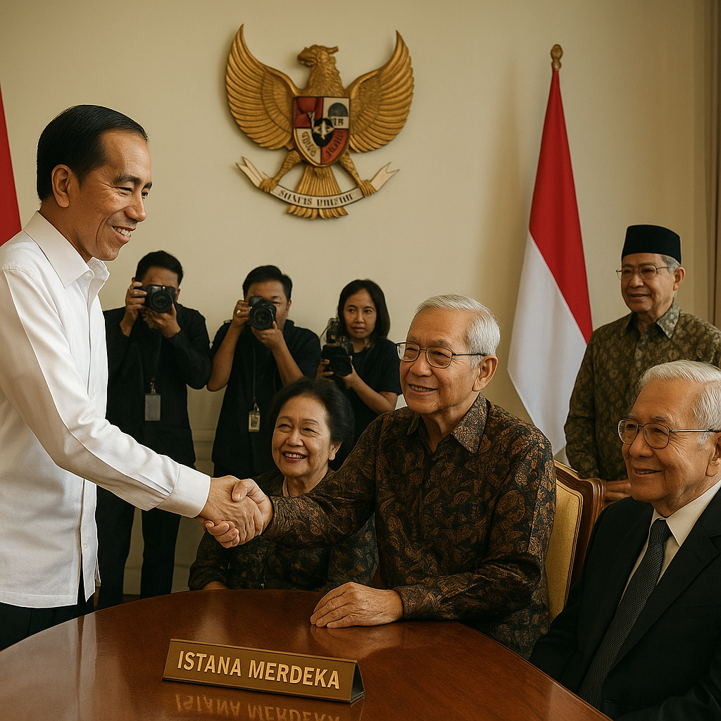 Jokowi Gelar Pertemuan dengan Para Mantan Presiden untuk Harmonisasi Kebangsaan