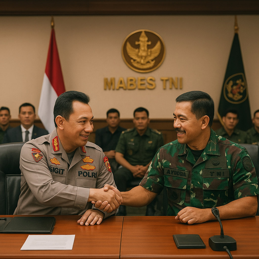 Ada Pihak Coba Adu Domba? Kapolri di Mabes TNI: Silakan Langsung Berkomunikasi, Kami Terbuka!