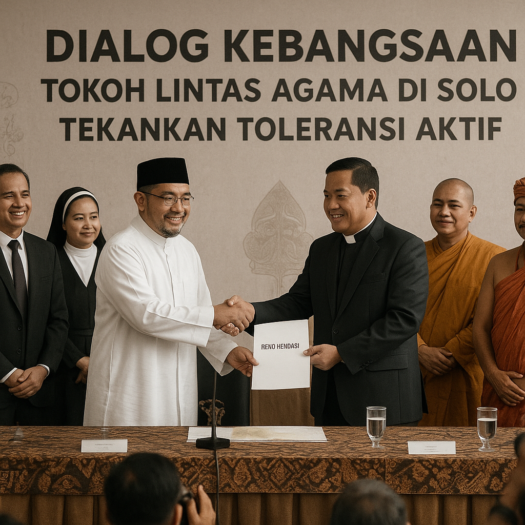 Tokoh Lintas Agama di Solo Gelar Dialog Kebangsaan, Tekankan Toleransi Aktif