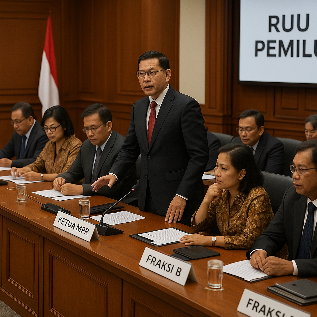 Ketua MPR Dorong Penyelesaian RUU Pemilu Lewat Dialog Intensif Antar-Fraksi
