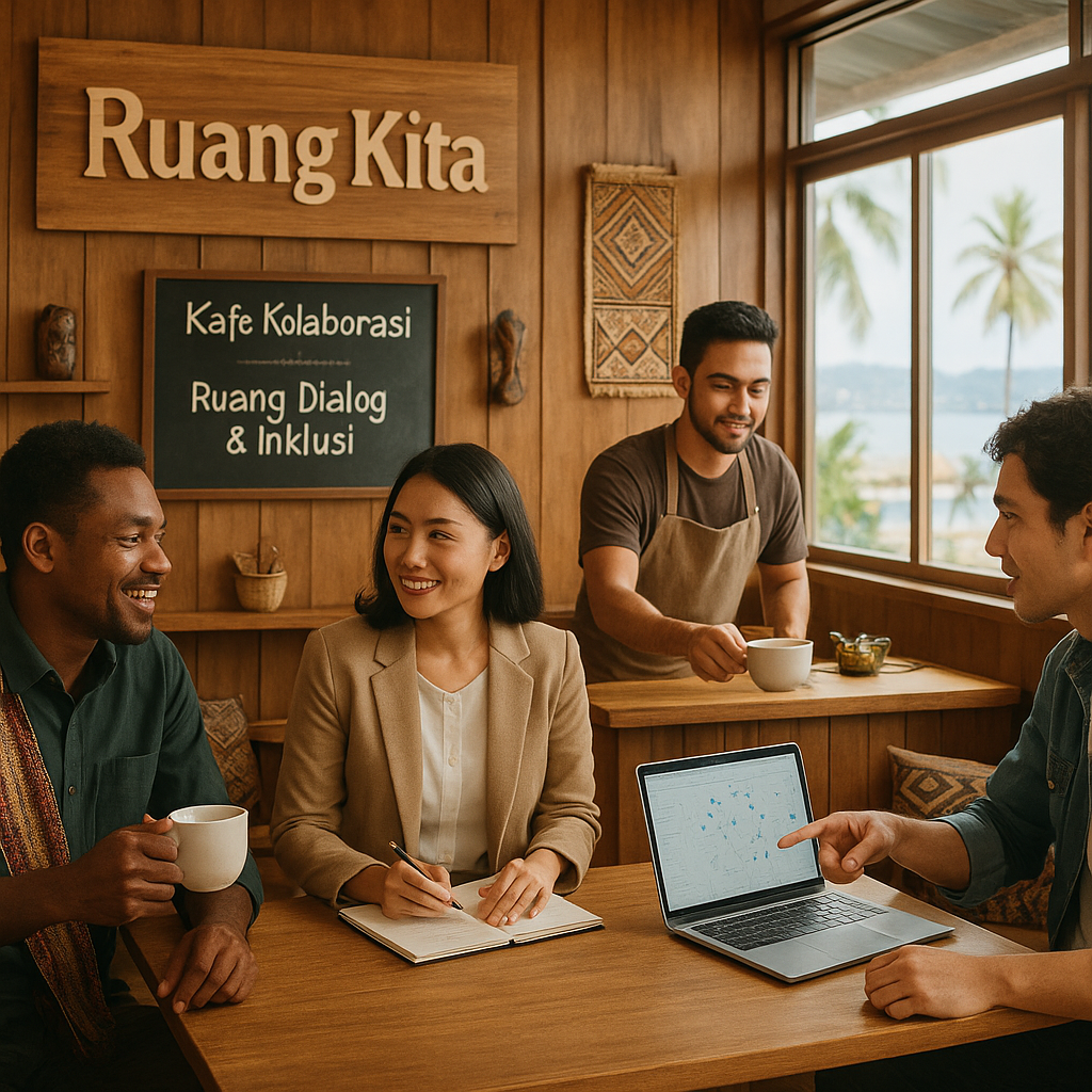 Pengusaha Muda Lintas Etnis Dirikan 'Kafe Kolaborasi' di Sorong sebagai Ruang Dialog