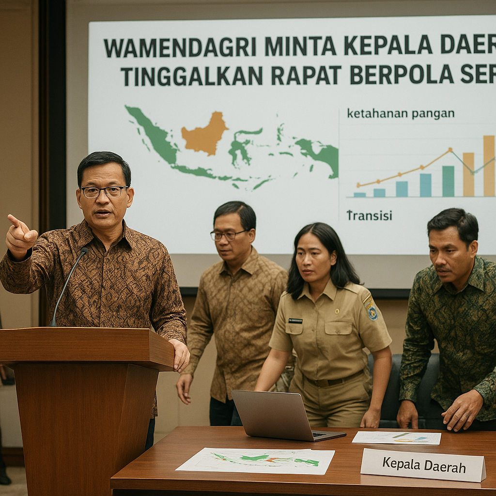 Wamendagri Minta Kepala Daerah Tinggalkan Rapat Berpola Seremonial