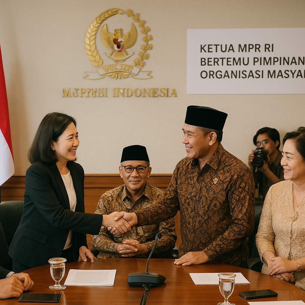 Ketua MPR RI Bertemu dengan Pimpinan Organisasi Masyarakat, Bahas Upaya Memperkuat Persatuan Nasional