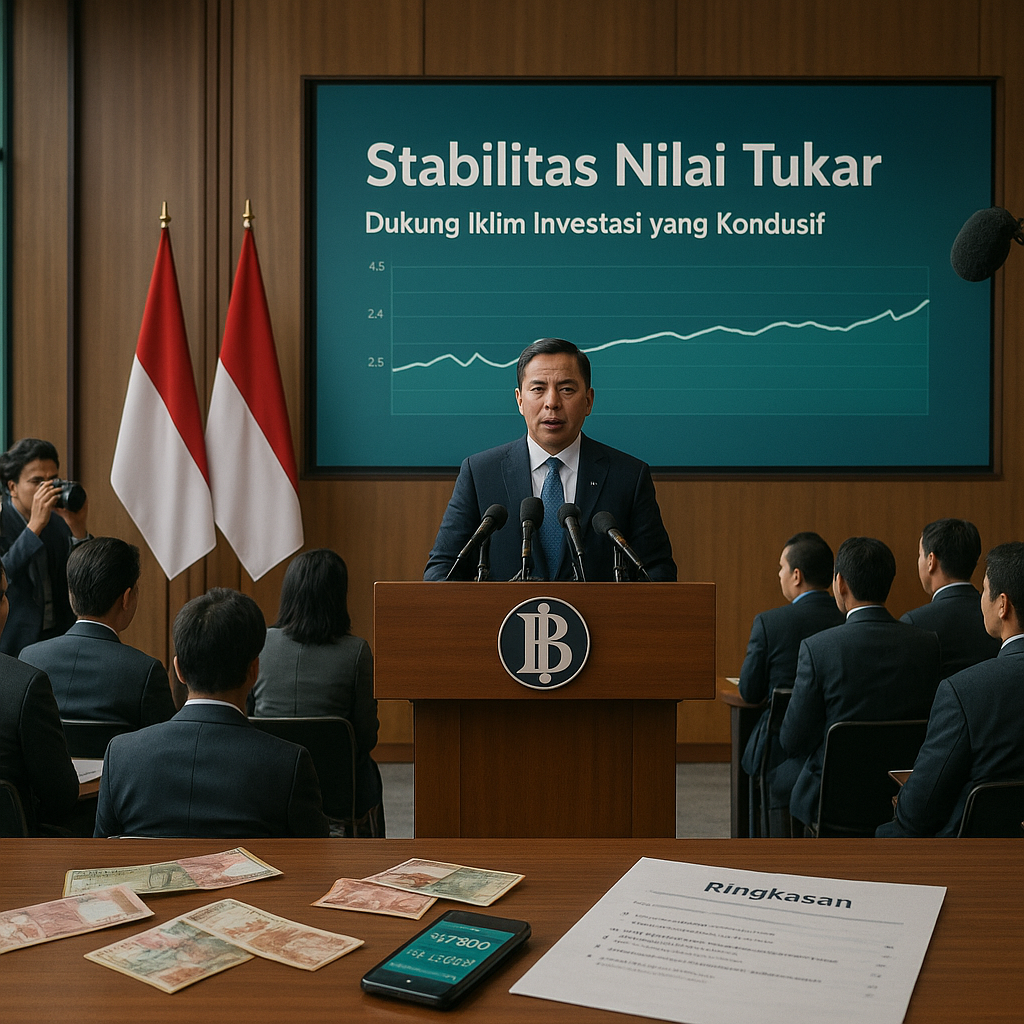 Bank Indonesia Jaga Stabilitas Nilai Tukar, Dukung Iklim Investasi yang Kondusif bagi Persatuan Ekonomi Nasional