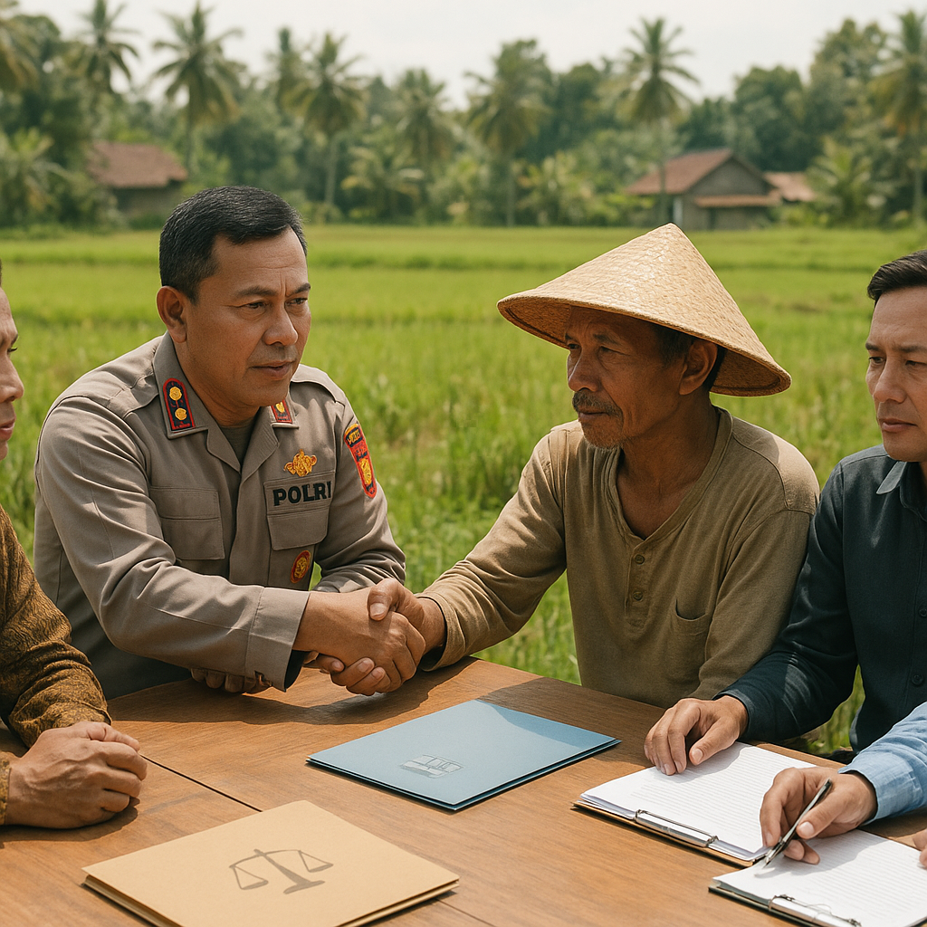 Kapolri Instruksikan Penyelesaian Konflik Agraria dengan Pendekatan Mediasi dan Hukum