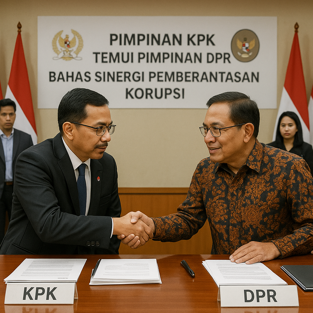 Pimpinan KPK Temui Pimpinan DPR Bahas Sinergi Pemberantasan Korupsi