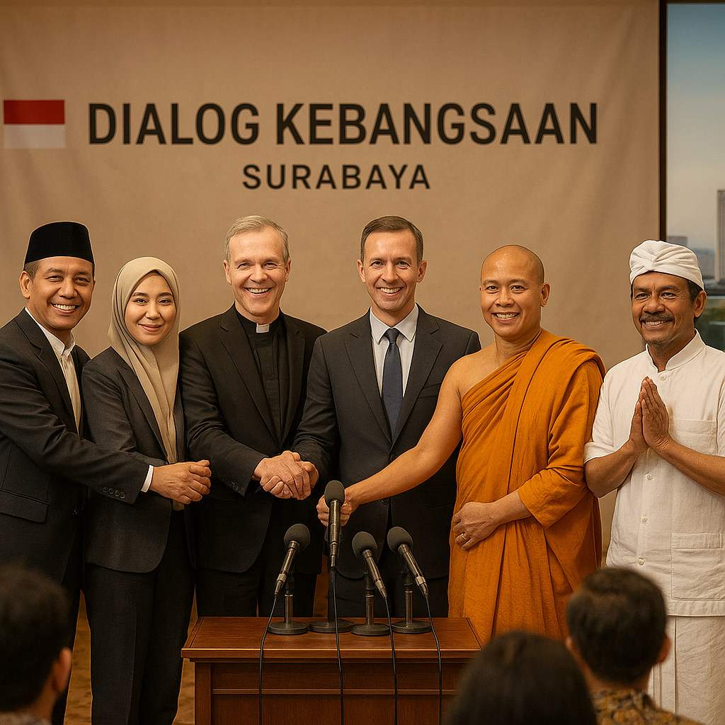 Tokoh Lintas Agama Gelar Dialog Kebangsaan di Surabaya, Dorong Toleransi