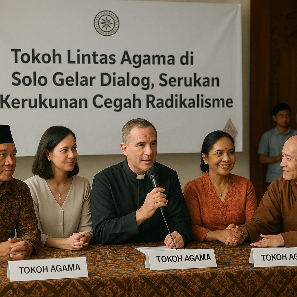 Tokoh Lintas Agama di Solo Gelar Dialog, Serukan Kerukunan Cegah Radikalisme