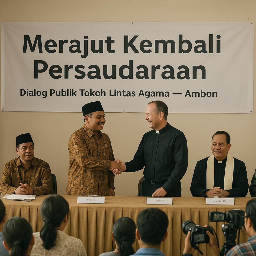 Tokoh Lintas Agama di Ambon Gelar Dialog Publik 'Merajut Kembali Persaudaraan'