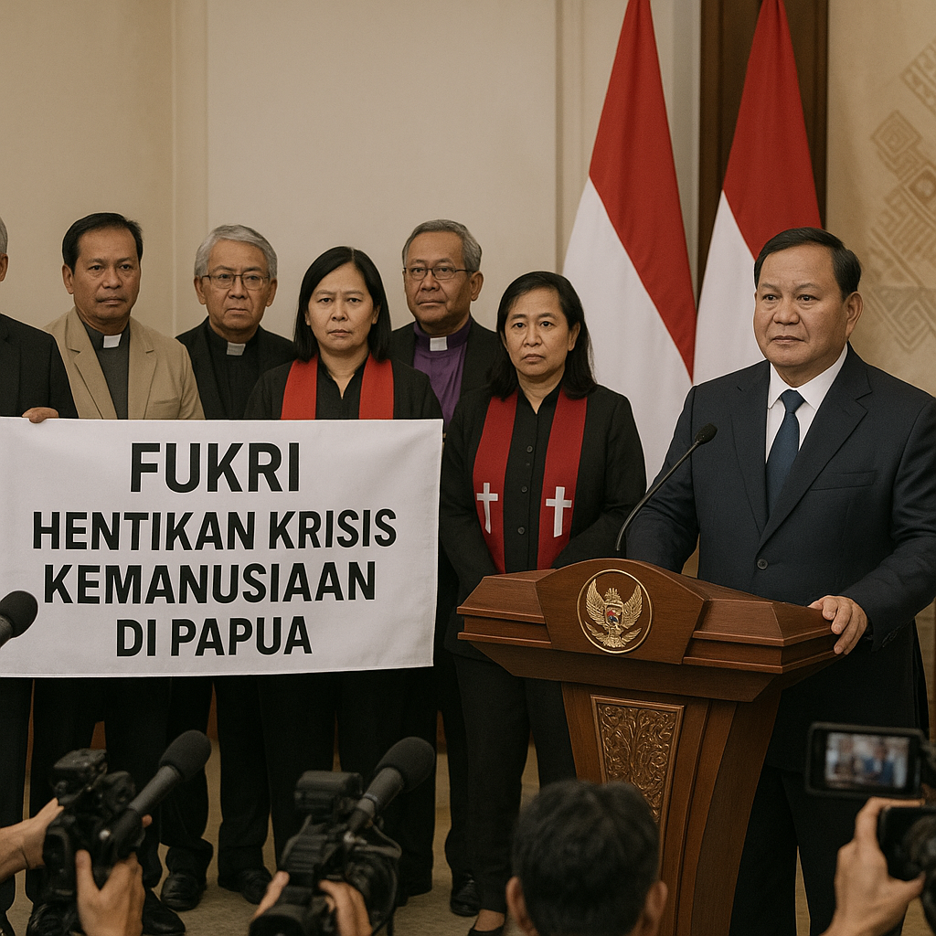 Presiden RI Prabowo Subianto Didesak Akhiri Krisis Kemanusiaan di Papua