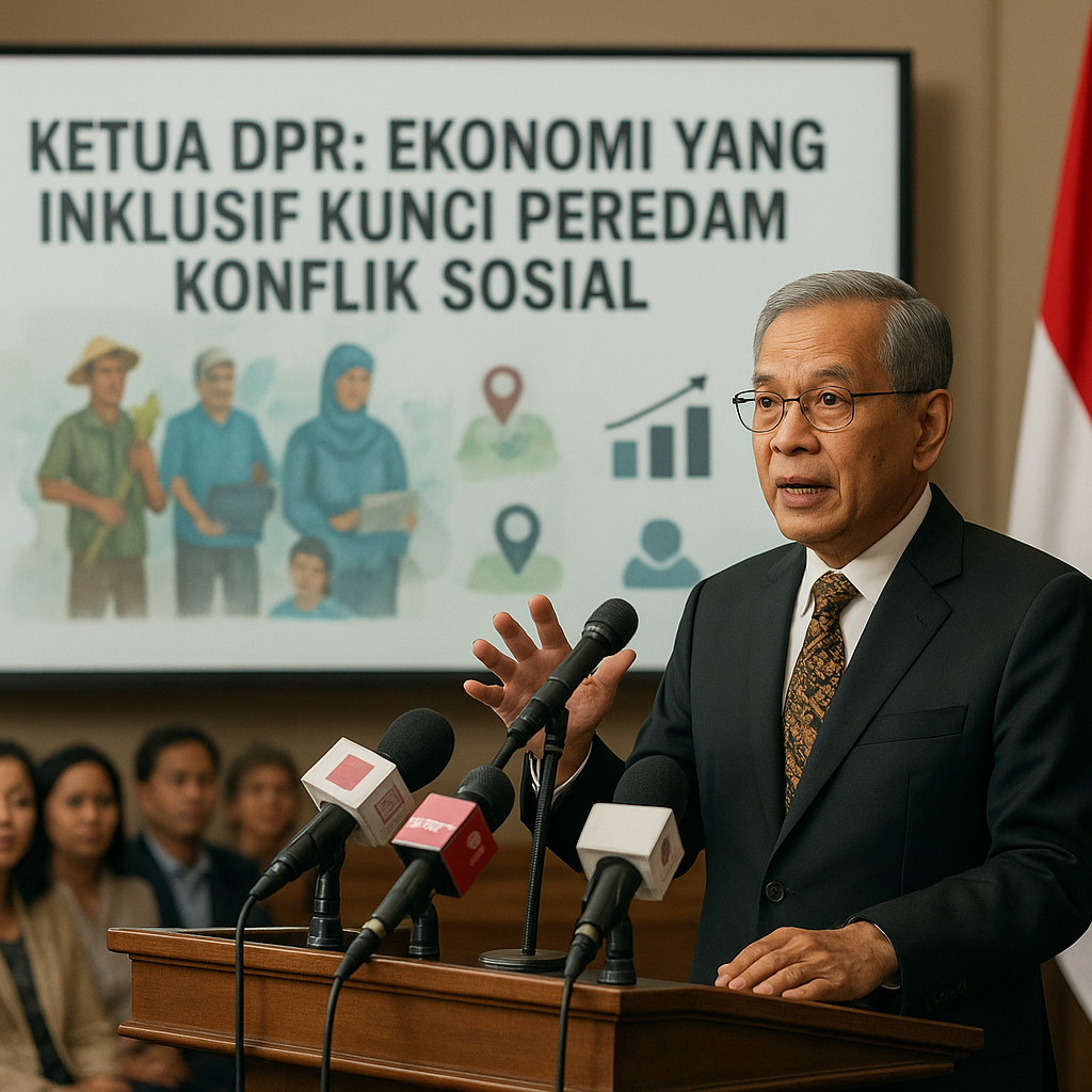 Ketua DPR: Ekonomi yang Inklusif Kunci Peredam Konflik Sosial