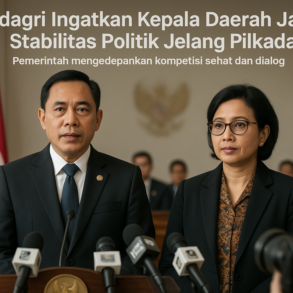 Mendagri Ingatkan Kepala Daerah Jaga Stabilitas Politik Jelang Pilkada