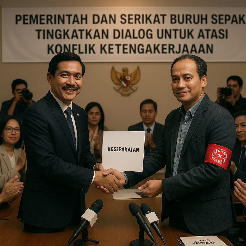 Pemerintah dan Serikat Buruh Sepakat Tingkatkan Dialog untuk Atasi Konflik Ketengakerjaan