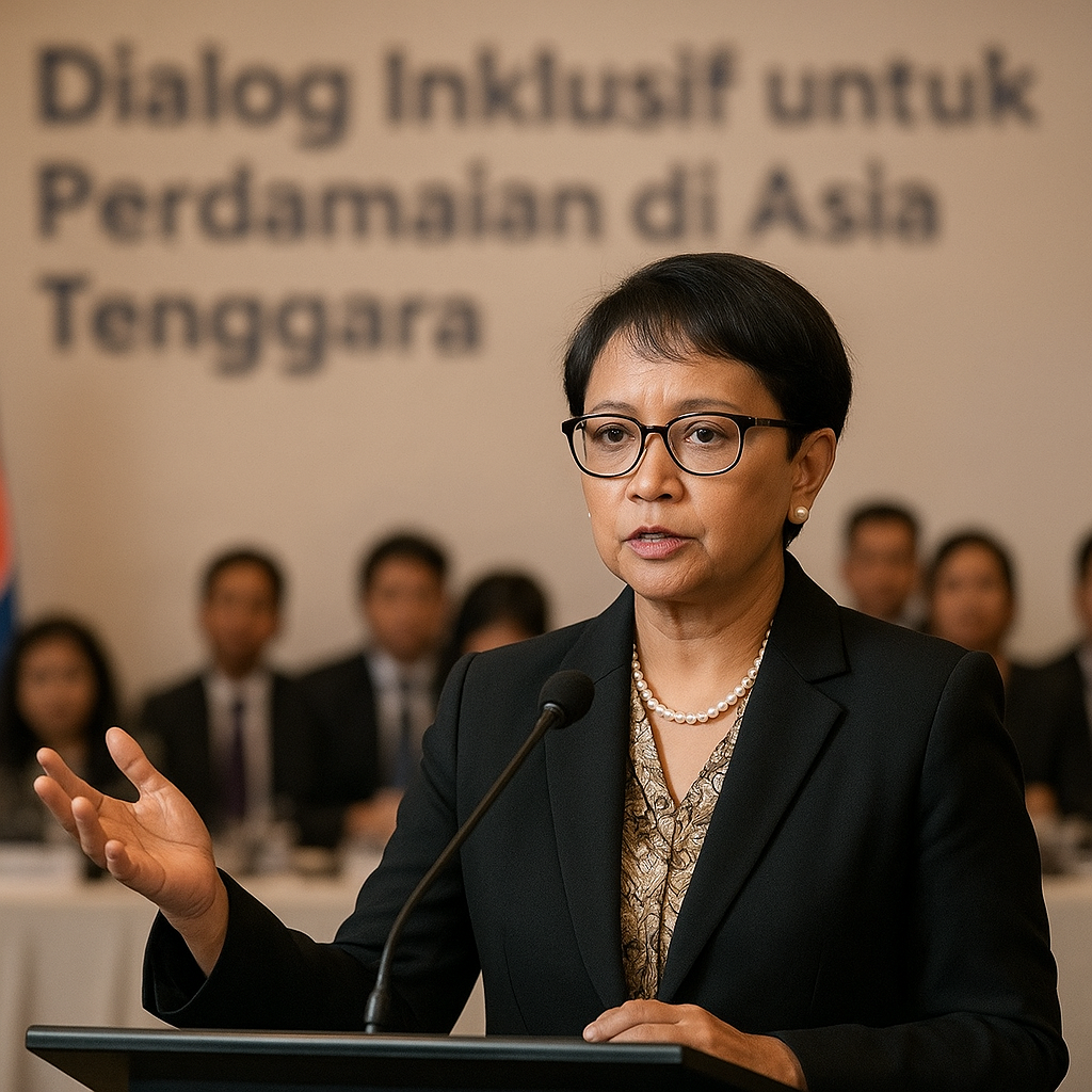Menlu Retno Tekankan Pentingnya Dialog Inklusif untuk Perdamaian di Asia Tenggara