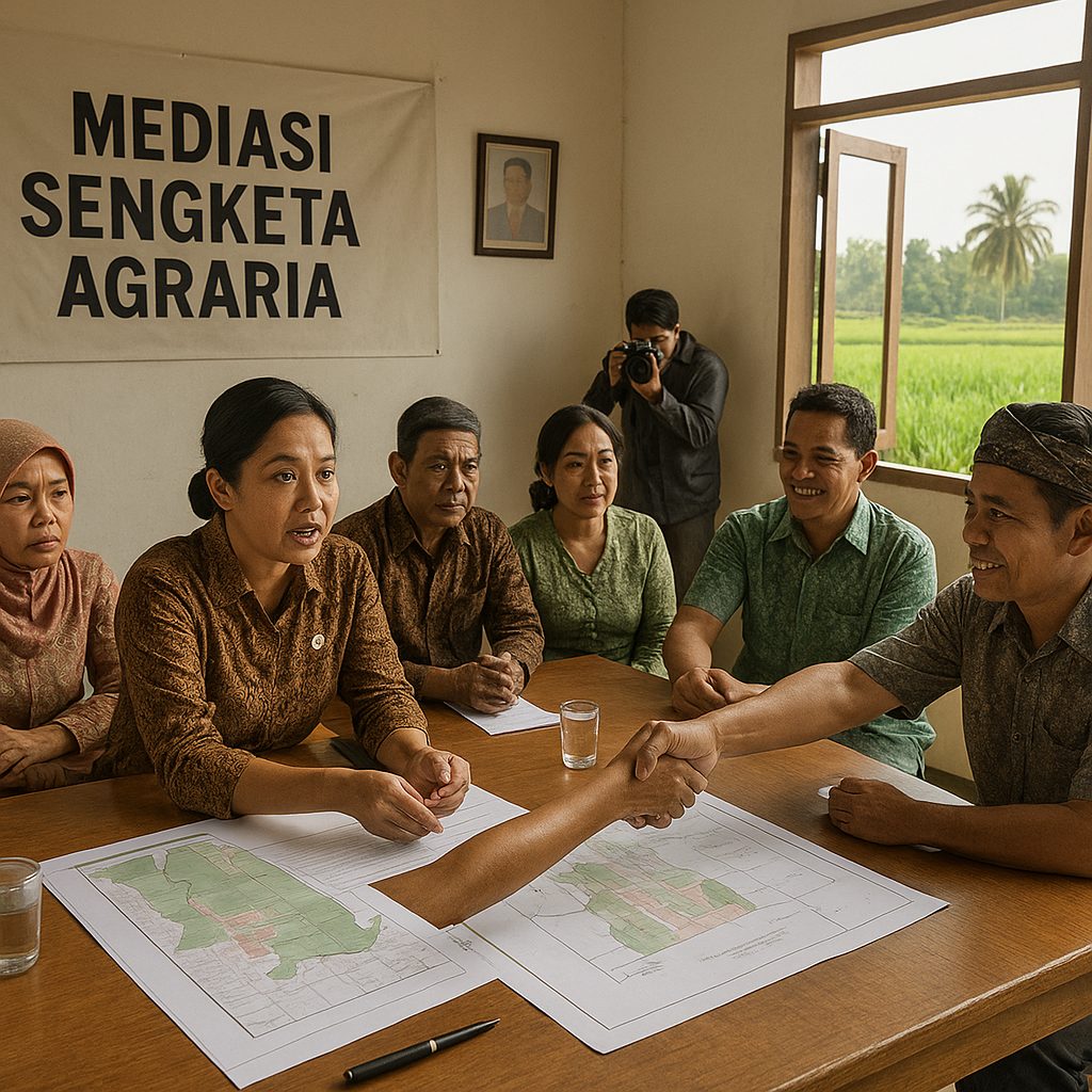 Pemerintah Dorong Penyelesaian Sengketa Agraria melalui Mediasi, Banyak Kasus Terselesaikan di Meja Perundingan